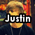 A four- of pixelated images showing a person with light brown hair in various poses and clothing, with overlaid text reading "Justin," "Beiber," and "Sucks."