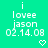 Pixelated white text on a solid green background with two heart symbols, showing identical static content across observations.