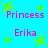 A static image with a bright cyan background featuring repeated pink text and green star shapes arranged in a pattern