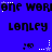 Blue background with repeated black text 'one worjone' and 'lonley', small white star-like shapes, and pixelated dots in a pattern