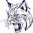 Pixelated wolf head on white background with blue and gray text displaying 'Westlake' and 'Wildcats!' in pixel font