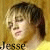 A 2x2 contact sheet of three animated frames showing a person with light brown hair and yellow clothing against a wooden background, with the name "Jesse" visible in black text on two frames.