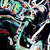Animated icon with repeating abstract pattern and cyan text reading "You Wish You Got My Snapple" on black background.
