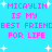 Pixelated text on cyan background with white stars, repeating 'MICAYLIN IS MY BEST FRIEND FOR LIFE' in pink letters.