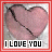 A contact sheet of five animated frames showing a broken pink heart with text fragments forming "I LOVE YOU WITH ALL MY BROKEN HEART" across the sequence.