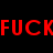 Pixelated text in red, white, and pink on black background reads F U C K Black Agent He's A BIATCH.