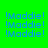 Green background with blue "!Maddie!" text repeated in four quadrants, each containing three instances of the text. Purple horizontal bars appear and disappear across different