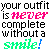 Pixelated text-based buddy icon with black, pink, green, and blue lettering on white background.