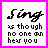 A 3x3 contact sheet of pixelated text-based icons with varying colors and border styles, each displaying motivational phrases in different fonts and color schemes.