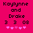 Pixelated text and pink hearts on a bright pink background with two animation states showing heart color changes.