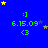 Blue background with green text and yellow/grey stars; four identical show sequential star positions