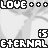 Static pixel art icon featuring bold text and plus signs over a blurred grayscale background with faint tree-like shapes.