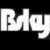 Pixelated white text 'May' on black background with grayscale anti-aliasing edges.