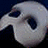 A pixelated white mask with dark eye holes against a black background, paired with red text reading "Phantom" and "<33333333" on separate white