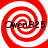 Four identical red and white spiral patterns arranged in a , each with black text "OwenB25" overlaid