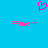Pixelated pink heart above two identical 'xxmexx' text blocks on solid cyan background, all static.