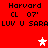 Red background with repeated black text and star symbols, showing animation where pink stars appear and disappear in sequence.