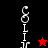 A vertical arrangement of stylized 'S' and 'L' characters with a star symbol, displayed across four quadrants with varying background colors.
