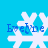 Four identical pixelated snowflakes on a cyan background with blue text reading 'Белые' overlaid, each showing slight variations in the snowflake's white pixels across four views.