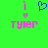 Green background with pink and blue pixelated text and symbols, including 'Tyler' and heart shapes.