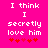 Pixelated text on bright pink background with red hearts, showing two states of animation where heart colors shift from red to pink and back.