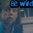 six pixelated images showing a person in blue clothing with text overlays changing across frames