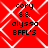 Red background with white diamond-shaped pattern and black text reading 'cory && alyssa BFFL'S' in four identical quadrants
