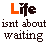 Animated contact sheet of a text-based quote icon showing changing colors and effects across 25 sampled frames, with 'Life' as the main subject phrase.
