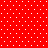 Red background with white square dots arranged in a uniform pattern