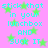 Static image with cyan text on pink background, green stars scattered throughout.