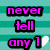 Pixelated text in bright pink with black outlines on a teal striped background, featuring white heart symbols and partial lettering.
