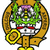 Four- with heraldic symbols, tartan pattern, and text reading FERGUSON CLAN REPRESENT