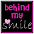 Animated contact sheet of a 48x48 pixel buddy icon with pink text and heart symbols on black background, showing frame-by-frame animation changes across seven sampled frames.
