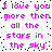 A static image displays repeated text in bright pink pixelated font on a white background with black dots.