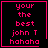 Four identical pink pixelated text on black background with one showing a heart symbol and another showing a star symbol