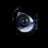 A pixelated grayscale icon depicts a rounded, curved shape with light and dark gradients against a black background.