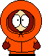 Pixelated character in orange hooded coat with brown gloves and red hair visible under hood, shown across five views with varying facial expressions.