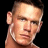 A static image featuring a pixelated portrait of John Cena with red text reading "I love John Cena!!" on a black background.