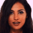 Animated contact sheet showing three distinct facial expressions of a woman with long dark hair against varying background colors in a 2x2 grid layout.