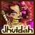 Pixel art contact sheet of an animated AIM buddy icon featuring a cartoon faerie character with red hair and pink flowers, displaying eight distinct frames showing subtle facial expression changes against a purple background.