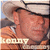 A 50x50 pixel animated contact sheet showing two frames of a country music artist: close-up portrait on left, full-body beach performance on right.