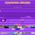Pixelated purple interface with horizontal bands, small rectangular elements, and scattered colored blocks including pink, white, black, green, blue, brown, and cyan.