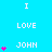 A static image with a bright cyan background displays repeated text and pink heart symbols arranged in a pattern