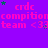 Purple background with repeated pink text and green stars, showing partial gray area on right edge.