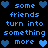 Pixelated blue text and heart symbols on a black background, arranged in repeating vertical with consistent spacing