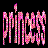 Pixelated pink and white text on black background, stylized letters with vertical orientation and irregular spacing.