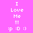 Pixelated text and emoticons on a split pink background with two distinct color zones.