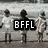Black-and-white animated scene of children in white shirts standing in a line, with text overlays changing across frames.