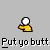 Pixelated character in yellow shirt with white head, performing actions related to phone call and text messages.