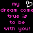 Pixelated text in bright pink on black background with a white heart symbol above the text.